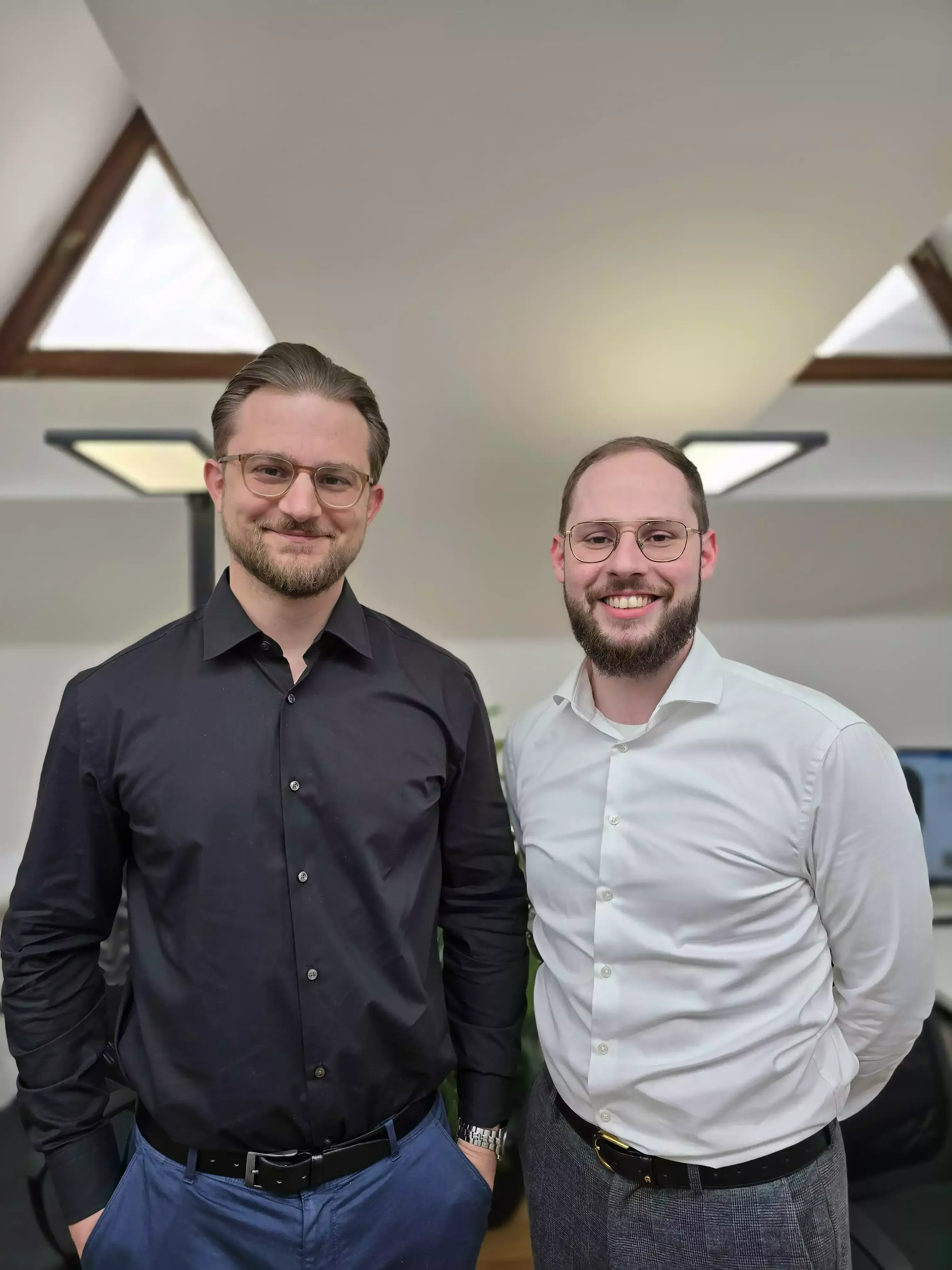 Foto der beiden Gründer Max König & Dieter Dusdal